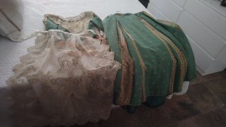 Traje de Fallera Oro y Verde