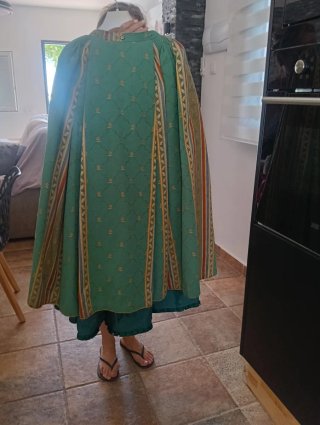 Traje de Fallera Oro y Verde