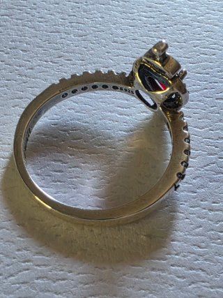 Anillo Pandora Corazón Rojo Disney