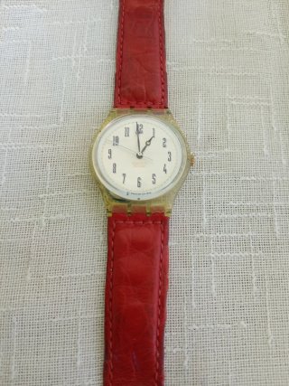 Orologio Swatch donna cinturino rosso