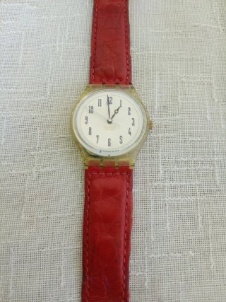 Orologio Swatch donna cinturino rosso