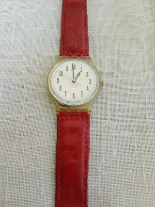 Orologio Swatch donna cinturino rosso