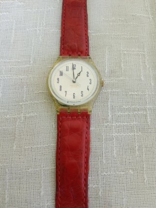 Orologio Swatch donna cinturino rosso