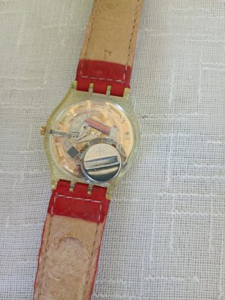 Orologio Swatch donna cinturino rosso