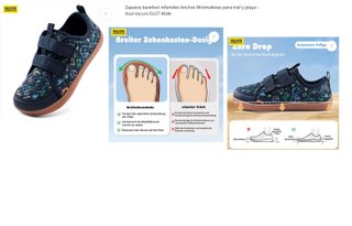 Zapatillas barefoot niño/niña Talla 27