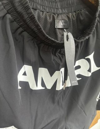 Conjunto Amiri Negro Camisa y Pantalón Corto