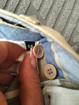 Pantaloni uomo beige e grigi Taglia 56 italiana