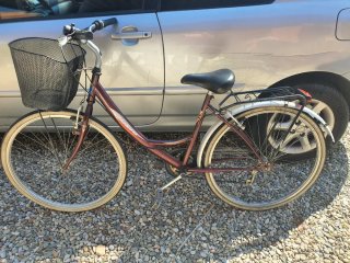 Bicicleta urbana con cesta