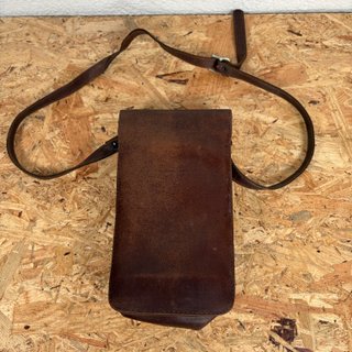 Vecchia custodia con tracolla in pelle Canon
