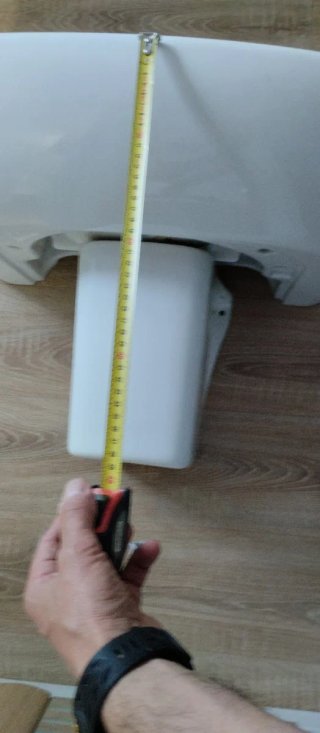 Lavabo de cerámica blanco