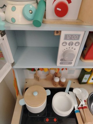 Cocina de madera para niños New Clássic Toys más c