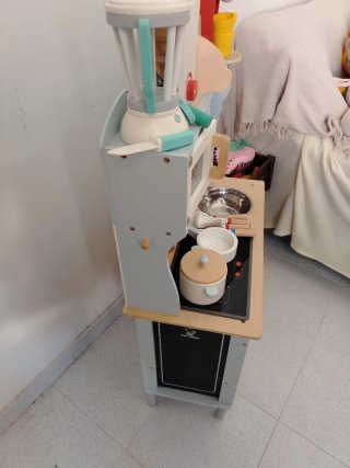 Cocina de madera para niños New Clássic Toys más c