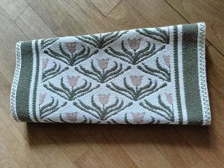 Tappeto bagno vintage floreale