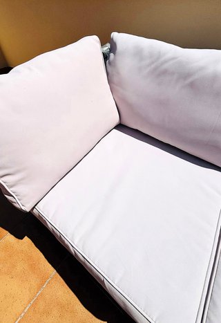 Conjunto Muebles Exterior Ratán Gris y Beige