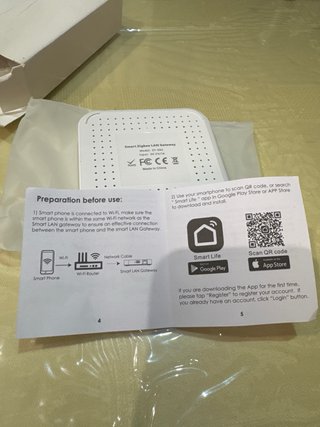 Puerta de enlace Zigbee LAN Smart Home.