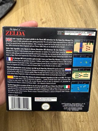Zelda I GBA NES Classics