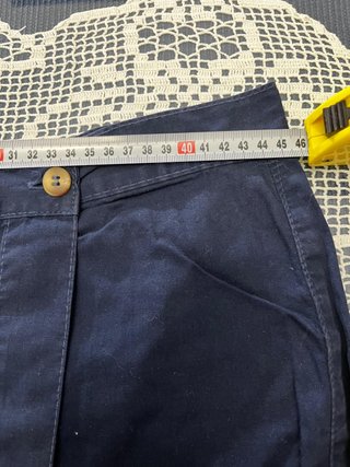 Falda pantalón Stradivarius azul marino T42