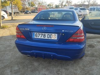 Parachoques trasero mercedes Benz  SLK fibra