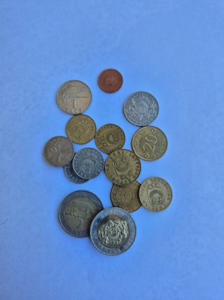 Colección de monedas de varios países