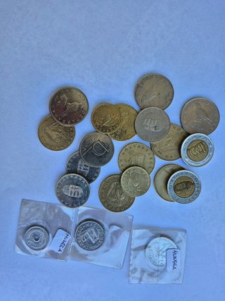 Colección de monedas de varios países