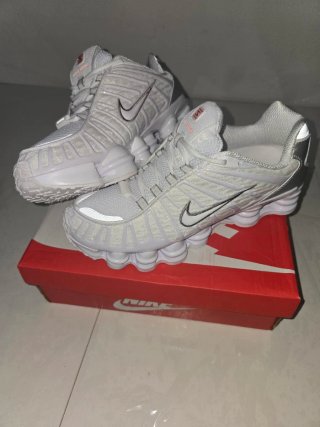 Nike Shox TL Plata y Blanco 36 y 42