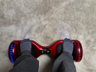 Hoverboard Rojo Bluetooth LED + Cargador + Mando