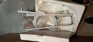 Bañera bebé con cambiador y estructura