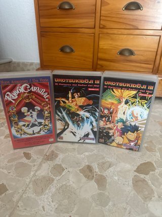 Pack 12VHS Anime: Akira, Goku, Judge y mas