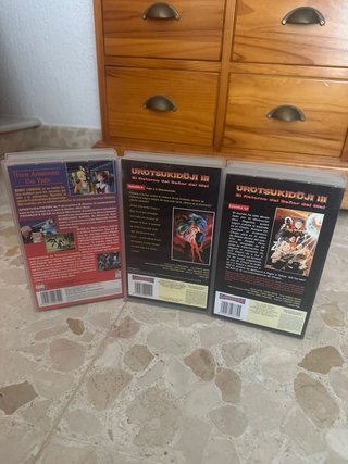 Pack 12VHS Anime: Akira, Goku, Judge y mas