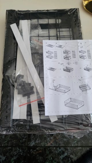Estantería Almacenamiento Negra Metal