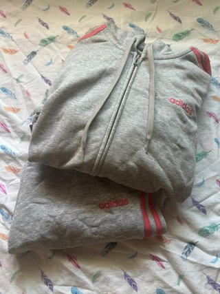 Conjunto Chandal Adidas Gris
