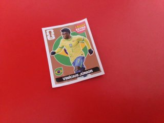 Carta Panini Mundial Vinícius Júnior Extra sticker