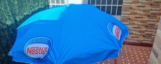 Sombrilla Grande Azul nuevo.