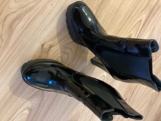 Botines negros tacón plataforma talla 38