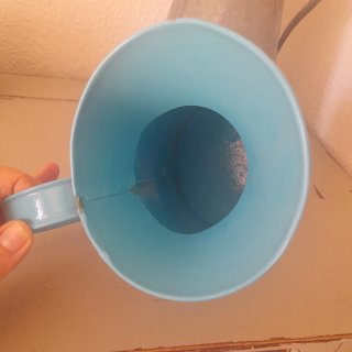 Jarra azul vintage