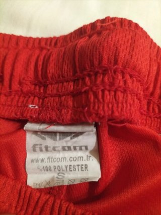Pantalones cortos deportivos Fitcom rojos