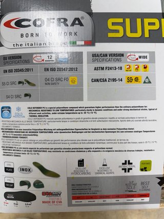 Stivali Cofra Superlight Neri