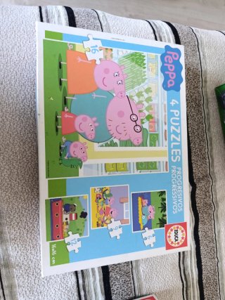 Pack Peppa Pig Identic Memo Game y 4 puzzles
