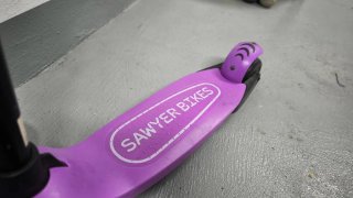 Patinete 3 Ruedas Sawyer Bikes Morado