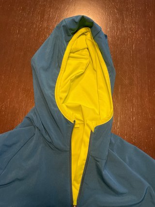 Sudadera deportiva Kalenji azul y turquesa