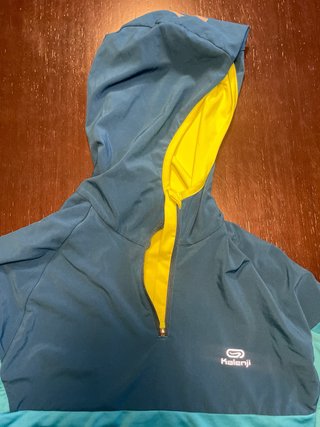 Sudadera deportiva Kalenji azul y turquesa