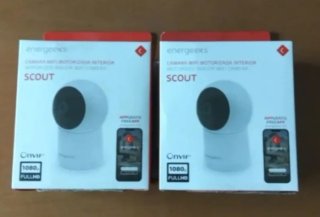 2 Cámaras Energeeks Scout Motorizada WiFi 1080p