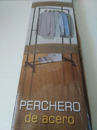Perchero doble  acero