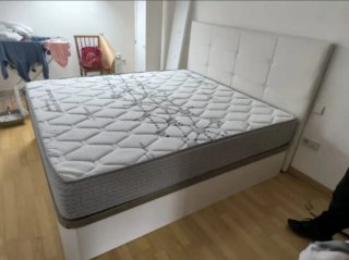 Canapé abatible con colchónes viscoelastica