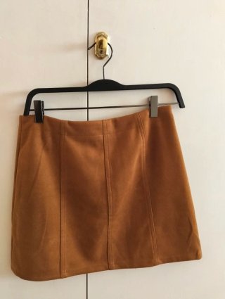 Falda Pull&Bear marrón T.38