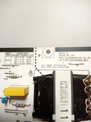 Placas LG OLED55CX5LB