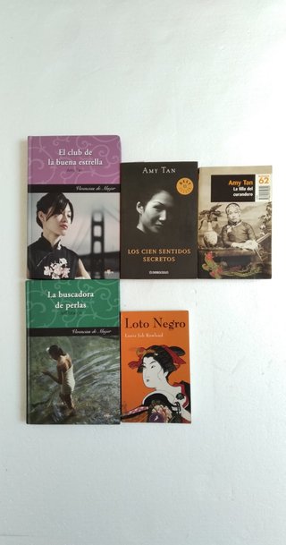 Lote liquidación novelas AMY TAN + Regalos