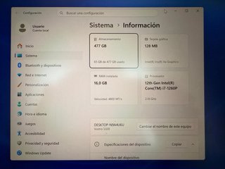 Portátil Dell Vostro 5320, Core i7 12a 13.3”