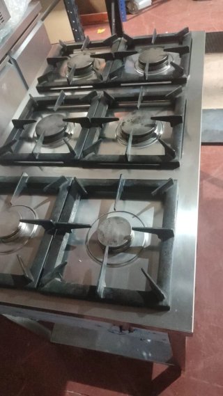 Cocina Industrial 6 Fuegos caselin 2 mano