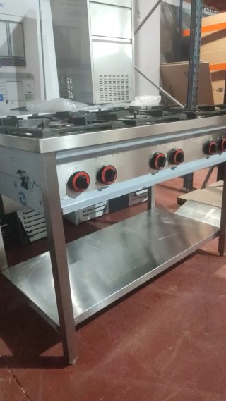 Cocina Industrial 6 Fuegos caselin 2 mano